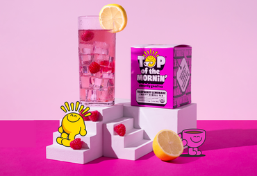 raspberry lemonade fruity herbal tea lifestyle