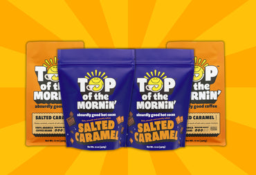 caramel craze bundle with salted caramel coffee and hot cocoa