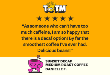 Sunset decaf medium roast coffee by jacksepticeye top of the mornin coffee review