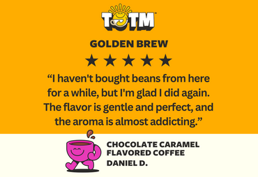 customer review for chocolate caramel flavored coffee medium roast