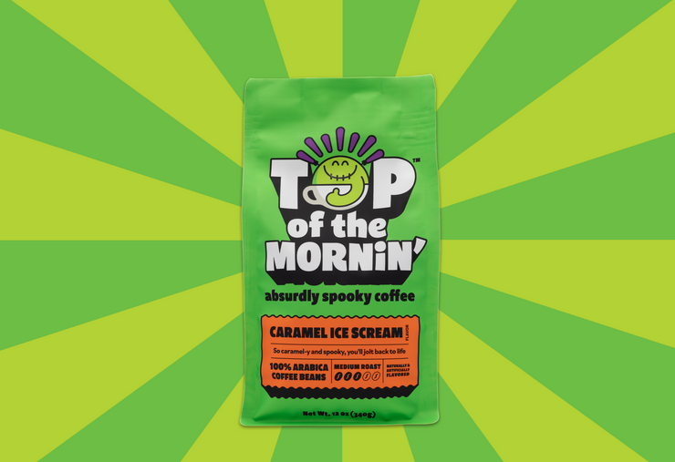 Caramel Ice Scream Flavored Coffee – Top of the Mornin Coffee
