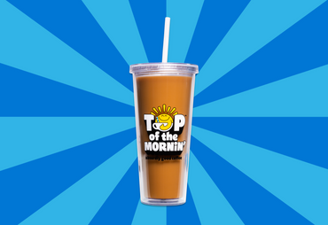 Clear Cold Brew Tumbler front