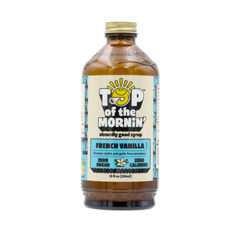 french vanilla syrup front of bottle zero calories