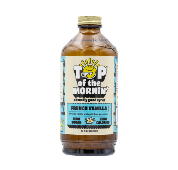 french vanilla syrup front of bottle zero calories