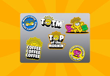 make a coffee make a difference top of the mornin coffee sticker on laptop