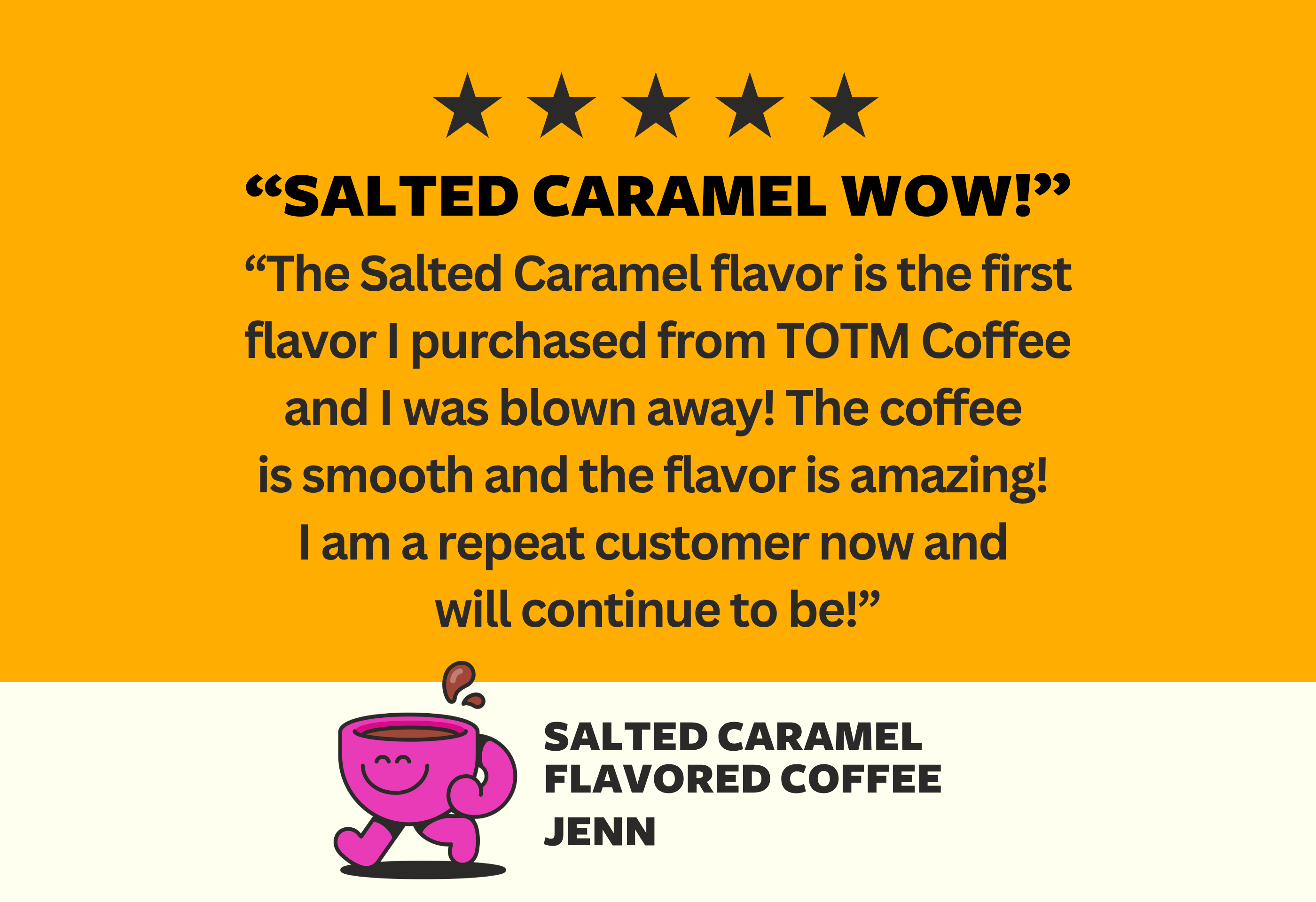 Salted Caramel Flavored Coffee