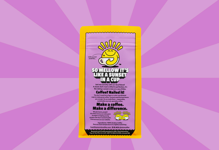 Sunset Decaf Medium Roast Coffee – Top of the Mornin Coffee
