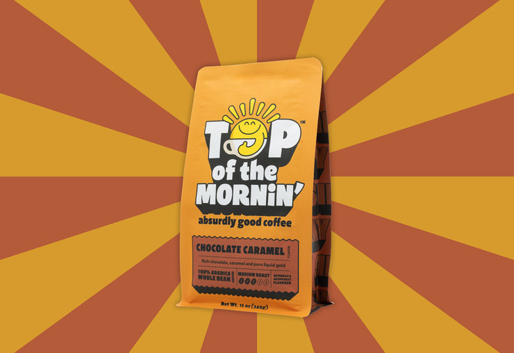Chocolate Caramel Flavored Coffee Fresh Ground