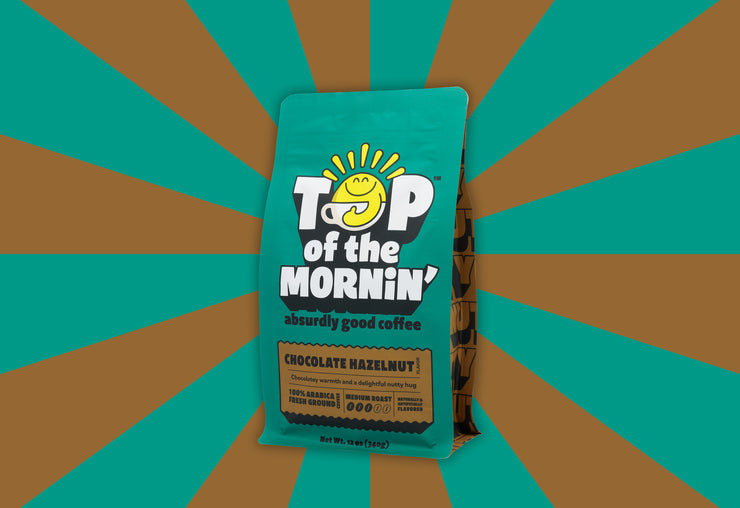 Chocolate Hazelnut Flavored Coffee – Top of the Mornin Coffee