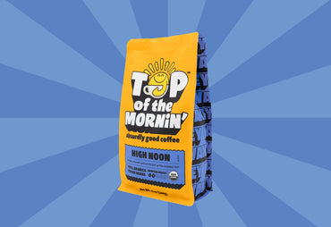 High Noon coffee side medium roast usda organic arabica beans