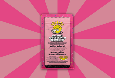 Pink Glazed Donut Flavored Coffee