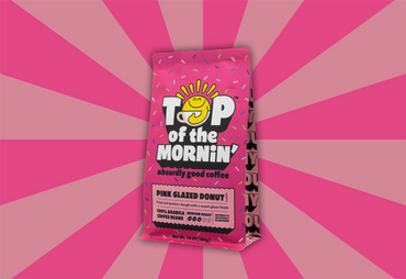 Pink Glazed Donut Flavored Coffee