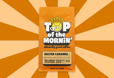sfront of top of the mornin' salted caramel orange bag coffee jacksepticeye