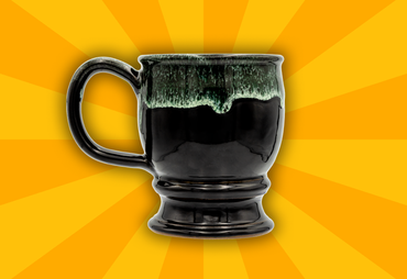 top of the mornin 2026 green and black mug
