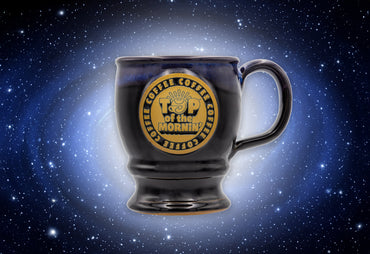 png transparent galaxy mug top of the mornin' coffee coffee mug blue and black front view