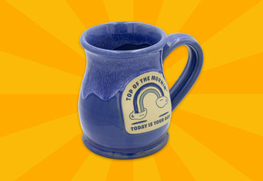 blue top of the mornin mug today is your day side orange ray background jacksepticeye
