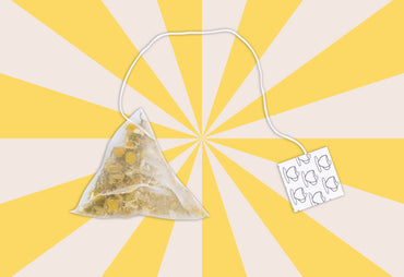 chamomile herbal tea bag