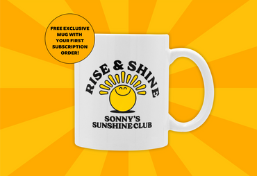 free subscription mug sonny's sunshine club first order